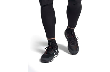 Image of Adidas Terrex Agravic Flow Shoes - Men's, Core Black/Crystal White/Solar Red, 11.5, FW5119-001-11.5
