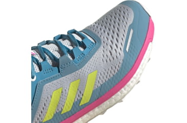 Image of Adidas Terrex Agravic Flow Shoes - Womens, Hazy Blue/Hi-Res Yellow/Crystal White, 10, FX6966-400-10