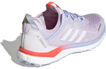 Image of Adidas Terrex Agravic Flow Trailrunning Shoes - Womens, Purple Tint/Crystal White/Solar Red, 9, FZ2644-531-9