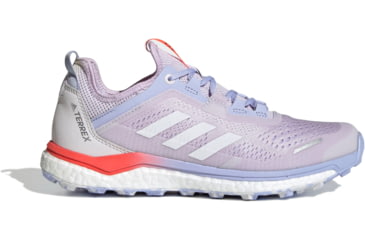 Image of Adidas Terrex Agravic Flow Trailrunning Shoes - Womens, Purple Tint/Crystal White/Solar Red, 9, FZ2644-531-9
