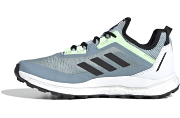 Image of Adidas Terrex Agravic Flow - Womens, Ash Grey/Black/Glow Green, 8.5, G26099-8.5
