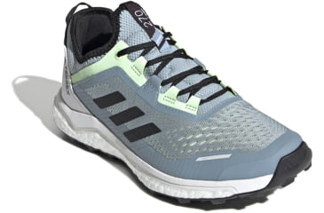 Image of Adidas Terrex Agravic Flow - Womens, Ash Grey/Black/Glow Green, 8.5, G26099-8.5