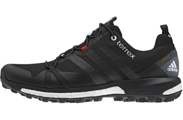 Image of Adidas Terrex Agravic GTX Trail Running Shoe - Men's-Black/Red/White-Medium-11