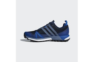 Image of Adidas Terrex Agravic GTX Trail Running Shoe - Men's, Col. Navy/Raw Steel/Blue Beauty, 9, CM7611-9