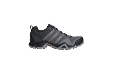 Image of Adidas Terrex Ax2R Hiking Shoe- Men's, Carbon/Gray Four/Solar Slime, 13, CM7728-13