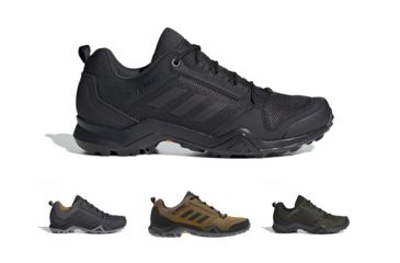 Image of Adidas Outdoor Terrex AX3 - Mens, Black/Black/Carbon, Grey Five/Black/Mesa, Mesa/Black/Active Orange, Night Cargo/Black/Raw Khaki