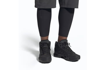 Image of Adidas Terrex AX3 Mid GTX - Men's, Black/Black/Carbon, 14, BC0466-14
