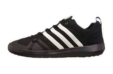 Image of Adidas Terrex Climacool Boat Lace Watersport Shoe - Mens-Black/Black/White-Medium-8