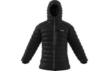 Image of Adidas Terrex Climaheat Agravic Down Hooded Jacket - Men's-Black-Large