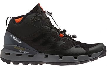Image of Adidas Terrex Fast GTX-Surround Hiking Boot - Men's-Blk/Blk/Vista Grey-8.5-Medium