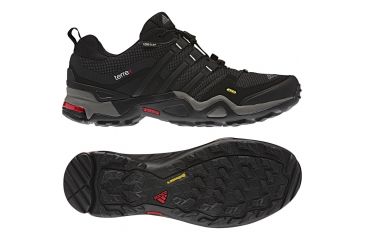 Image of Adidas Terrex Fast X GTX Shoe - Men's-8 US-Black/Core Energy