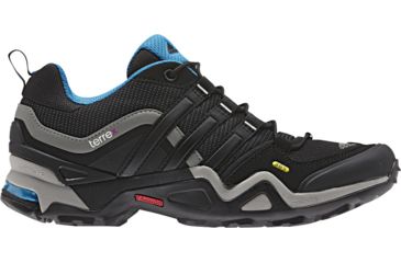 Image of Adidas Terrex Fast X Hiking Shoe - Women's-Carbon Blue/Black/Solar Blue-Medium-8