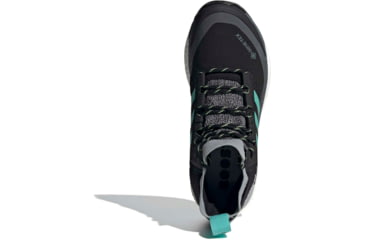 Image of Adidas Terrex Free Hiker GTX Shoes - Womens, Core Black/Acid Mint/Hi-Res Yellow, 10, FX4667-001-10