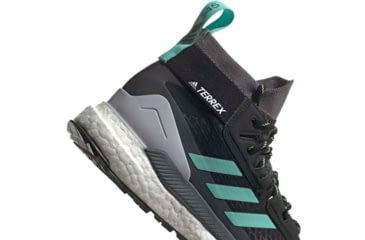 Image of Adidas Terrex Free Hiker GTX Shoes - Womens, Core Black/Acid Mint/Hi-Res Yellow, 10, FX4667-001-10