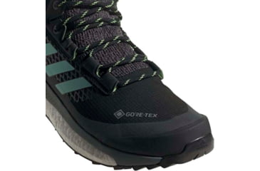 Image of Adidas Terrex Free Hiker GTX Shoes - Womens, Core Black/Acid Mint/Hi-Res Yellow, 10, FX4667-001-10