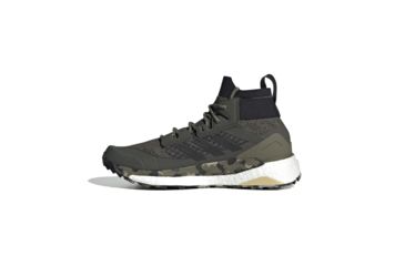 Image of Adidas Terrex Free Hiker Hiking Shoes - Men's, Raw Khaki/Black/St Desert Sand, 13, EF0774-13
