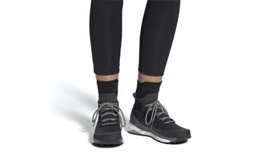 Image of Adidas Terrex Free Hiker Hiking Shoes - Women's, Carbon/Blue Tint/Ash Grey, 6.5, G28417-6.5