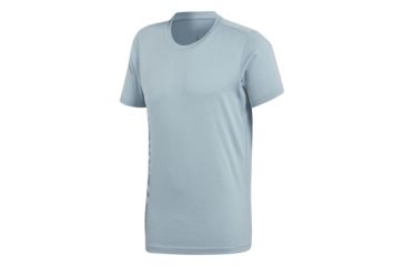Image of Adidas Terrex Logo Men's Tee Shirt, Ash Grey, 2XL, CV6155-2XL