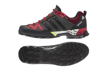 Image of Adidas Terrex Scope GTX Approach Shoe - Men's-Scarlet/Blk/Cardinal-Medium-11.5 US