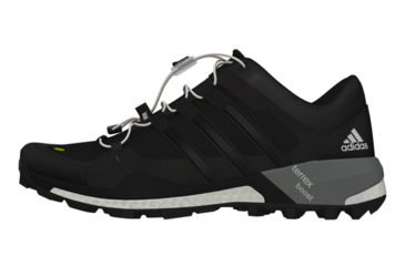 Image of Adidas Terrex Skychaser GTX Trail Running Shoe - Men's-Black/White/Gray-Medium-8 US