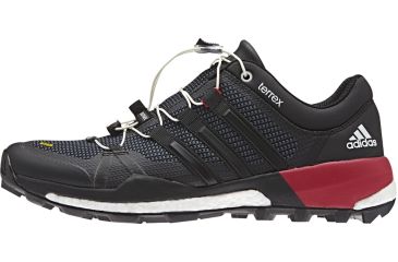 Image of Adidas Terrex Skychaser Trail Running Shoe - Men's-Black/Grey/Red-Medium-8
