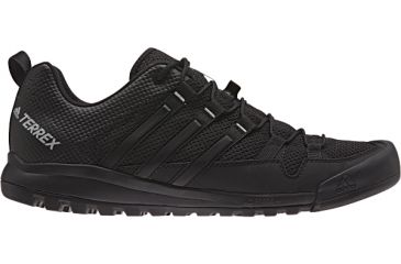 Image of Adidas Terrex Solo Approach Shoe - Men's-Dk Grey/Blk/CH Grey-Medium-8