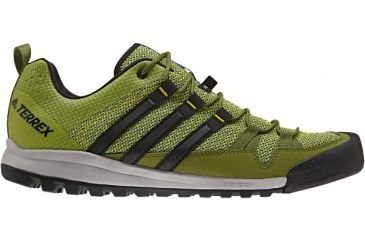 Image of Adidas Terrex Solo Approach Shoe - Men's-Lime/Blk/Core Blue-Medium-9