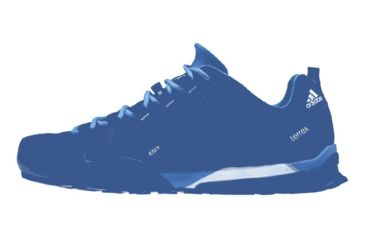 Image of Terrex Solo Approach Shoe - Mens-Royal/Black/Navy-Medium-11.5 US