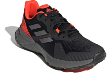 Image of Adidas Terrex Soulstride Trailrunning Shoes - Men's, Core Black/Grey Four/Solar Red, 9, FY9214-001-9