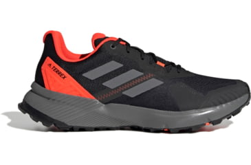 Image of Adidas Terrex Soulstride Trail Running Shoes - Men's, Black/Grey Four/Solar Red, 9US, FY9214-9