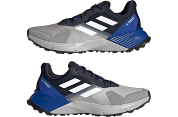 Image of Adidas Terrex Soulstride Trailrunning Shoes - Men's, Grey Two/Ftwr White/Legend Ink, 8, FY9216-033-8