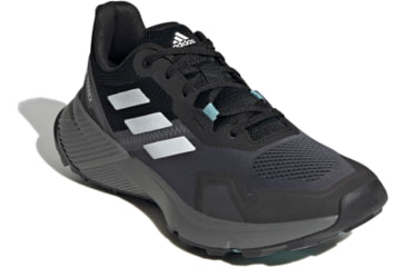 Image of Adidas Terrex Soulstride Trailrunning Shoes - Womens, Core Black/Crystal White/Mint Ton, 5.5, FY9256-001-5.5