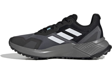 Image of Adidas Terrex Soulstride Trailrunning Shoes - Womens, Core Black/Crystal White/Mint Ton, 5.5, FY9256-001-5.5