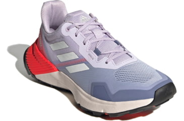 Image of Adidas Terrex Soulstride Trailrunning Shoes - Womens, Violet Tone/Crystal White/Solar Red, 7, FY9258-538-7