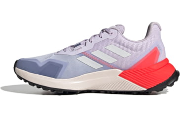 Image of Adidas Terrex Soulstride Trailrunning Shoes - Womens, Violet Tone/Crystal White/Solar Red, 7, FY9258-538-7