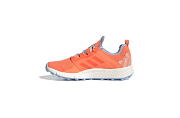 Image of Adidas Terrex Speed LD - Womens, Hi-Res Coral/Hi-Res Coral/Glow Blue, 9.5, G26441-9.5