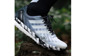 Image of Adidas Terrex Speed Ultra Shoes - Men's, White/Crystal White/Core Black, 12.5, FW2805-100-12.5