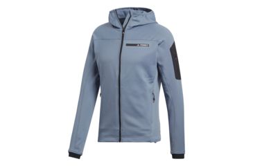Image of Adidas Terrex Stockhorn Men's Hoodie, Raw Steel, 2XL, CF9850-2XL