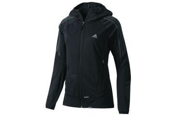 Image of Adidas Terrex Swift Cocona Hoodie Jacket - Women's-Black-X-Small