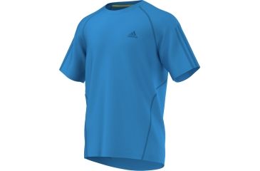 Image of Adidas Terrex Swift Drydye Tee - Mens-Solar Blue-Medium