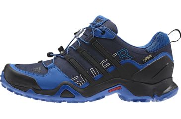 Image of Adidas Terrex Swift R GTX Hiking Shoe - Men's-Blue/Black-Medium-Medium-8 US