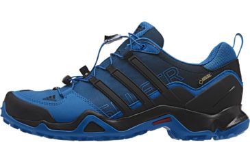Image of Adidas Terrex Swift R GTX Hiking Shoe - Men's-Blue/Black/White-Medium-7