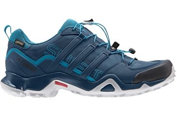Image of Adidas Terrex Swift R GTX Hiking Shoe - Men's-Blue Night/Blue Night/Mystery Petrol-Medium-10