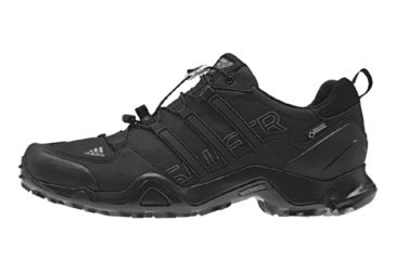 Image of Adidas Terrex Swift R GTX Hiking Shoe - Men's-Black/Grey/Red-Medium-10 US