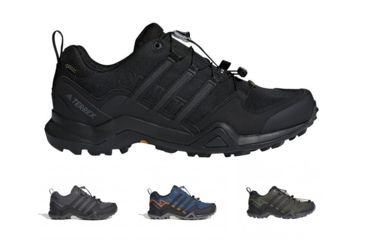 Image of Adidas Outdoor Terrex Swift R2 GTX Hiking Shoe - Men's, Black/Black/Black, Grey Six/Black/Grey Four, Legend Marine/Black/Tech Copper, Night Cargo/Black/Base Green