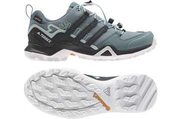 Image of Adidas Terrex Swift R2 GTX Hiking Shoe - Women's, Raw Green/Carbon/Ash Green, 7, AC8058-7