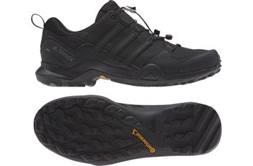 Image of Adidas Terrex Swift R2 Hiking Shoe- Men's, Black/Black/Gray, 9, CM7486-9