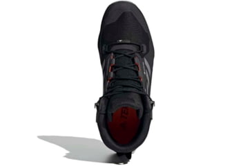 Image of Adidas Terrex Swift R3 Mid GTX Hiking Shoes - Men's, Core Black/Grey Three/Solar Red, 10.5, FW2762-10.5