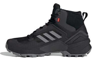 Image of Adidas Terrex Swift R3 Mid GTX Hiking Shoes - Men's, Core Black/Grey Three/Solar Red, 10.5, FW2762-10.5