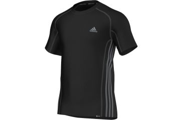 Image of Adidas Terrex Swift Short Sleeve Tee - Men's-Medium-Black